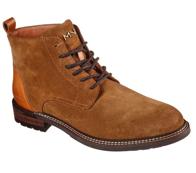 Skechers Ithaca - Stowe - Mens Boots Brown [AU-FJ4785]